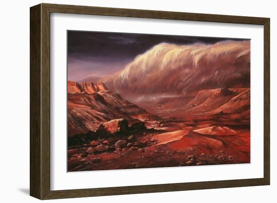 Artist's Impression of the Martian Surface-Ludek Pesek-Framed Photographic Print