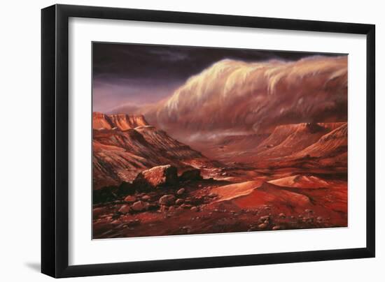 Artist's Impression of the Martian Surface-Ludek Pesek-Framed Photographic Print