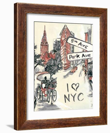 Artist's New York-Edith Lentz-Framed Art Print