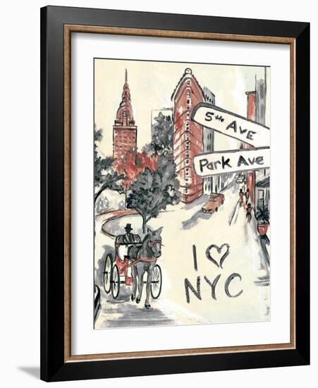 Artist's New York-Edith Lentz-Framed Art Print