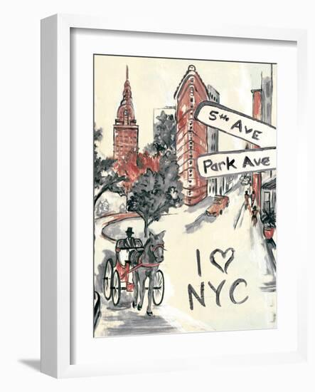 Artist's New York-Edith Lentz-Framed Art Print