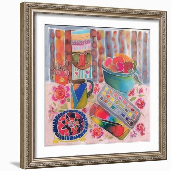 Artist's Paintbox, 2006-Hilary Simon-Framed Giclee Print