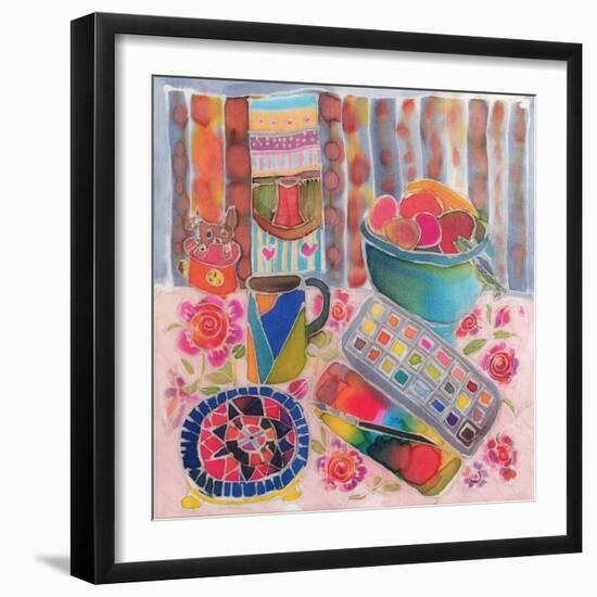 Artist's Paintbox, 2006-Hilary Simon-Framed Giclee Print