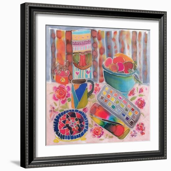 Artist's Paintbox, 2006-Hilary Simon-Framed Giclee Print