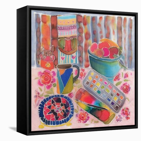 Artist's Paintbox, 2006-Hilary Simon-Framed Premier Image Canvas