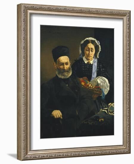 Artist's Parents-Edouard Manet-Framed Art Print