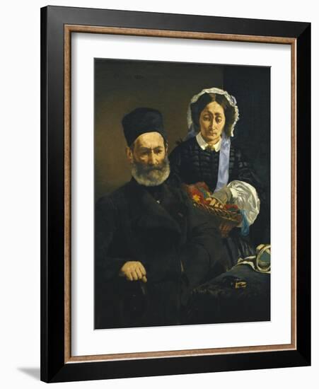 Artist's Parents-Edouard Manet-Framed Art Print