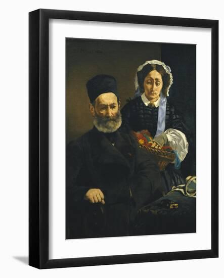 Artist's Parents-Edouard Manet-Framed Art Print