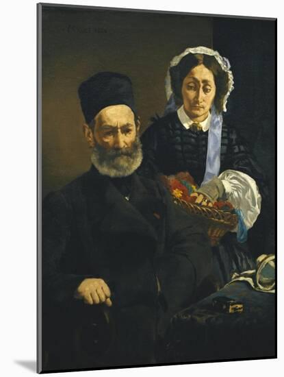 Artist's Parents-Edouard Manet-Mounted Art Print