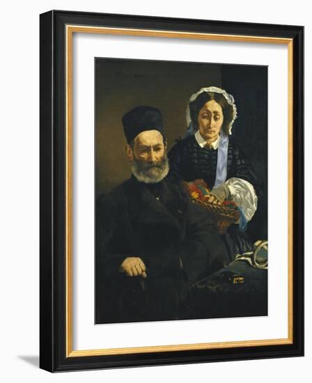 Artist's Parents-Edouard Manet-Framed Art Print