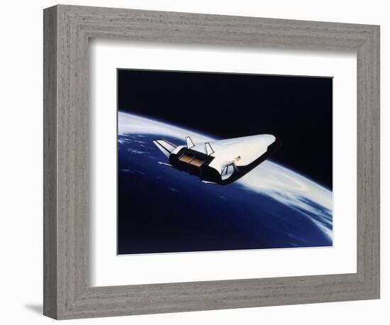 Artist's Rendering of the X-33 Reusable Launch Vehicle-null-Framed Premium Giclee Print