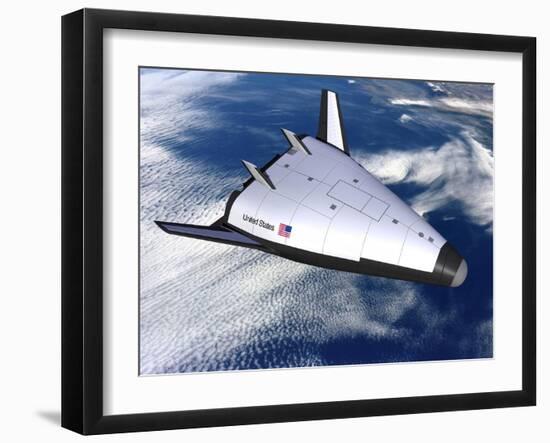 Artist's Rendering of the X-33 Reusable Launch Vehicle-null-Framed Art Print