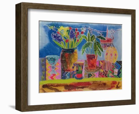 Artist's Sideboard, 2006-Hilary Simon-Framed Giclee Print