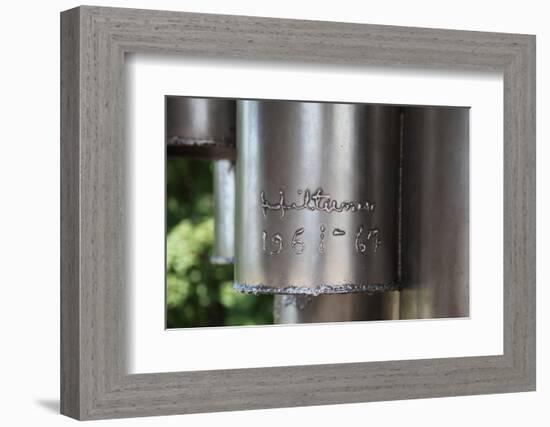 Artist's signature, Sibelius Monument, Sibelius Park, Helsinki, Finland, 2011-Sheldon Marshall-Framed Photographic Print