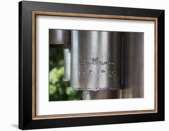 Artist's signature, Sibelius Monument, Sibelius Park, Helsinki, Finland, 2011-Sheldon Marshall-Framed Photographic Print