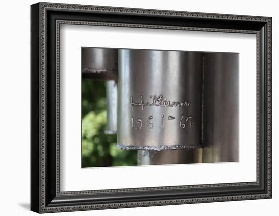 Artist's signature, Sibelius Monument, Sibelius Park, Helsinki, Finland, 2011-Sheldon Marshall-Framed Photographic Print