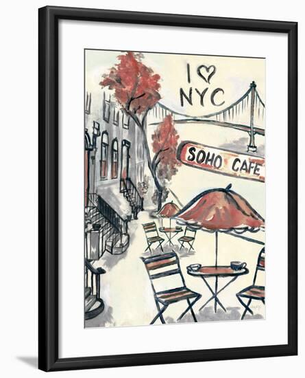 Artist's Soho-Edith Lentz-Framed Premium Giclee Print