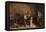Artist's Studio-Gustave Courbet-Framed Stretched Canvas