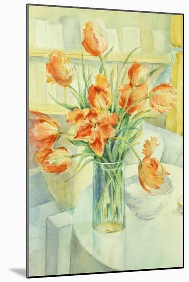 Artist's Tulips in the Drawing Room-Karen Armitage-Mounted Giclee Print