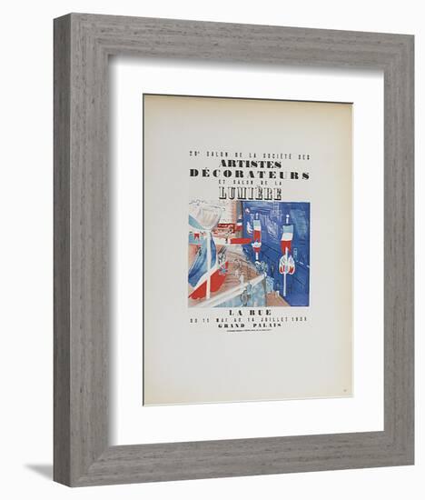 Artistes Decorateurs Salon de la Lumiere-Raoul Dufy-Framed Collectable Print