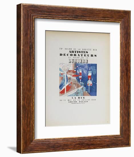 Artistes Decorateurs Salon de la Lumiere-Raoul Dufy-Framed Collectable Print