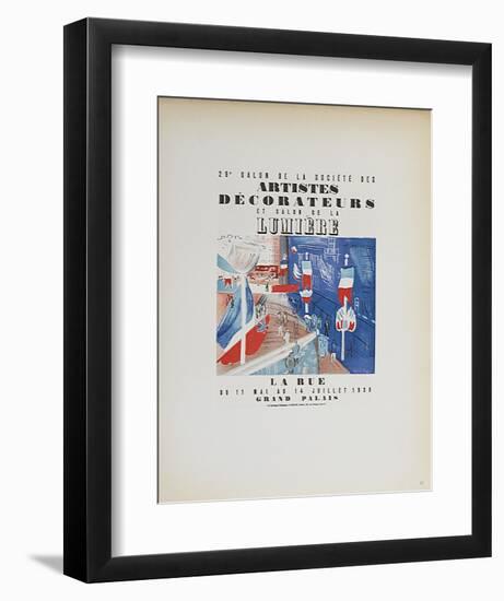Artistes Decorateurs Salon de la Lumiere-Raoul Dufy-Framed Collectable Print