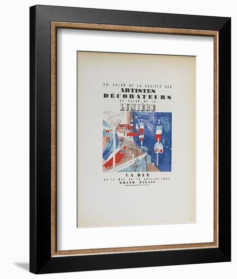 Artistes Decorateurs Salon de la Lumiere-Raoul Dufy-Framed Collectable Print