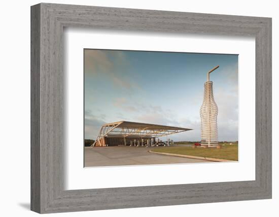 Artistic Metal Pop Sculpture, Pops, Arcadia, Oklahoma, USA-Walter Bibikow-Framed Photographic Print