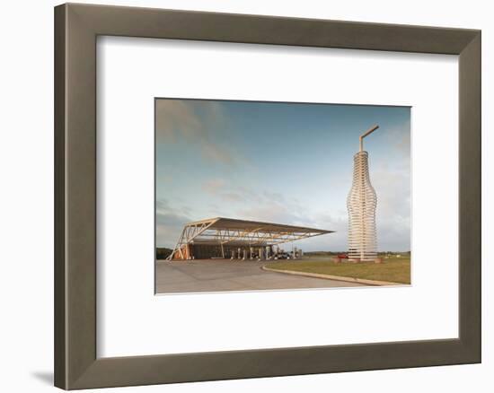 Artistic Metal Pop Sculpture, Pops, Arcadia, Oklahoma, USA-Walter Bibikow-Framed Photographic Print