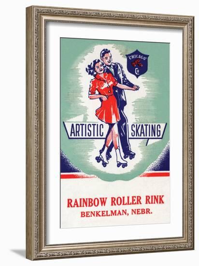 Artistic Skating-null-Framed Premium Giclee Print