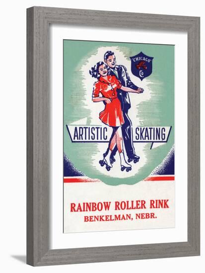 Artistic Skating-null-Framed Art Print