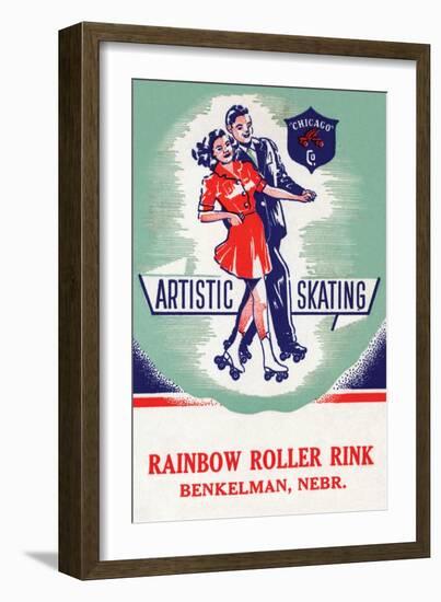 Artistic Skating-null-Framed Art Print