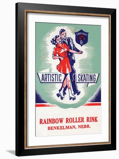 Artistic Skating-null-Framed Art Print