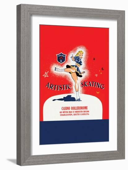 Artistic Skating-null-Framed Art Print