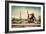 Artistic Statue on Pont Alexandre III Bridge in Paris, France. Seine River and Eiffel Tower. Vintag-Michal Bednarek-Framed Photographic Print