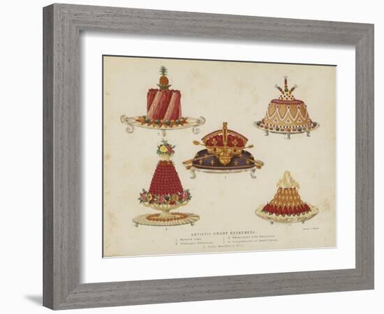 Artistic Sweet Entremets-null-Framed Giclee Print