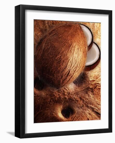 Artistically Arranged Still Life with Coconuts-Dieter Heinemann-Framed Photographic Print