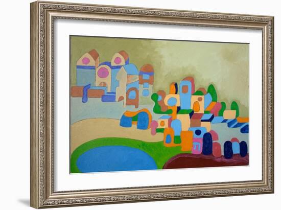 Artists' Colony, 2010-Jan Groneberg-Framed Giclee Print