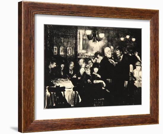 Artists' Evening, 1916-George Wesley Bellows-Framed Giclee Print