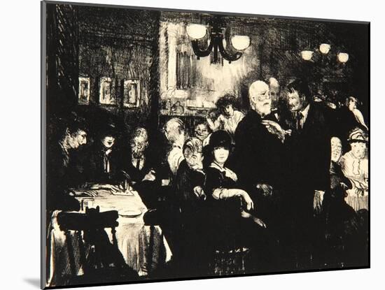 Artists' Evening, 1916-George Wesley Bellows-Mounted Giclee Print