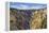 Artists Point Looking Towards Lower Falls, Grand Canyon, Yellowstone National Park, Wyoming, U.S.A.-Gary Cook-Framed Premier Image Canvas