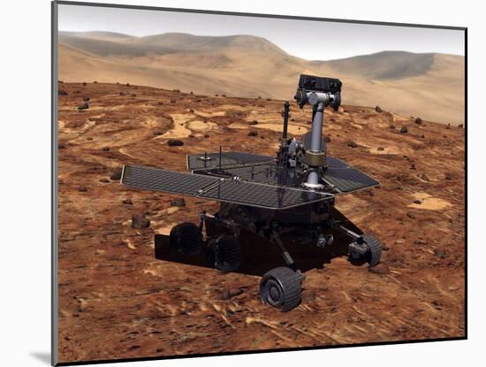 Artists Rendition of Mars Rover-Stocktrek Images-Mounted Photographic Print