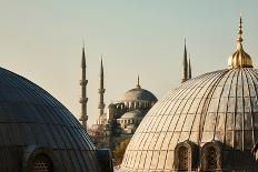 View of Dome of the Mosque, Istanbul, Turkey-artjazz-Photographic Print