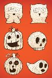 Halloween Characters-artplay-Mounted Art Print