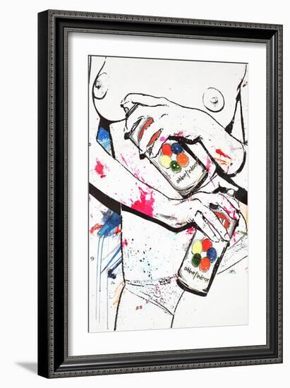 Artpop-Alex Cherry-Framed Premium Giclee Print