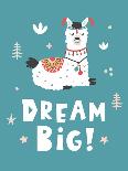 Dream Big, Llama!-Artrise-Art Print