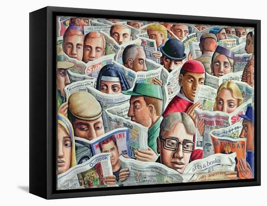 Arts and Books, 1986-PJ Crook-Framed Premier Image Canvas