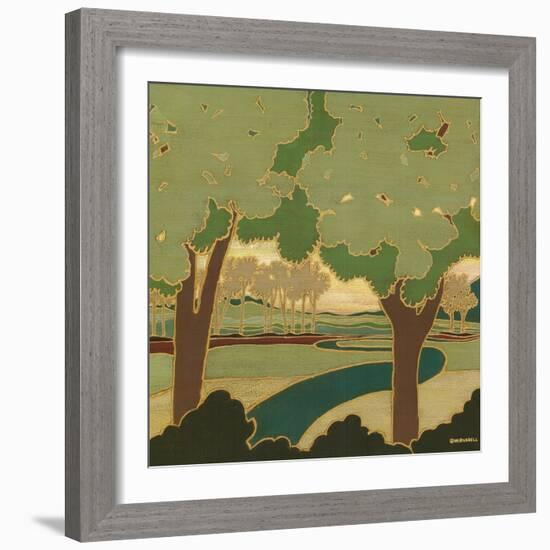 Arts and Crafts Landscape I-Wendy Russell-Framed Art Print