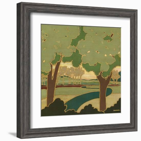 Arts and Crafts Landscape I-Wendy Russell-Framed Art Print