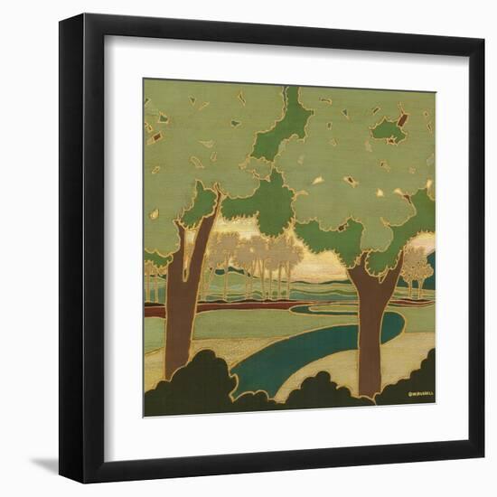 Arts and Crafts Landscape I-Wendy Russell-Framed Art Print